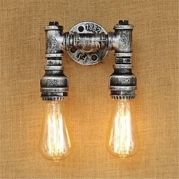 Rustik Lodge Country Retro Målning Funktion För Mini Style Ambient Light Wall Sconces