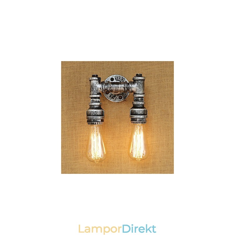 Rustik Lodge Country Retro Målning Funktion För Mini Style Ambient Light Wall Sconces