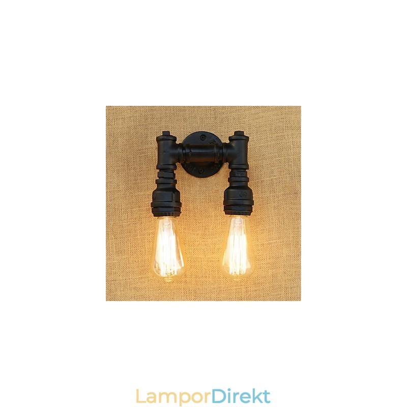 Rustik Lodge Country Retro Målning Funktion För Mini Style Ambient Light Wall Sconces