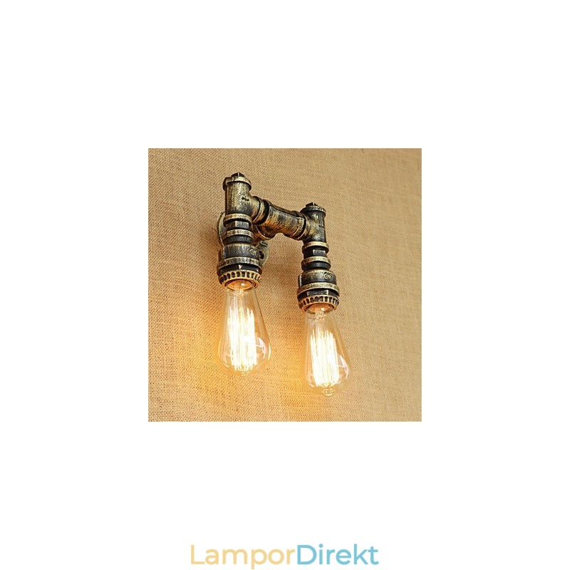 Rustik Lodge Country Retro Målning Funktion För Mini Style Ambient Light Wall Sconces