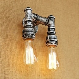 Rustik Lodge Country Retro Målning Funktion För Mini Style Ambient Light Wall Sconces