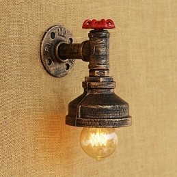 Country Retro Painting Funktion För Ambient Light Wall Sconces Wall Light