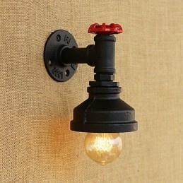 Country Retro Painting Funktion För Ambient Light Wall Sconces Wall Light