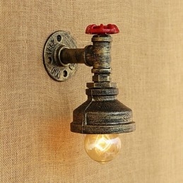 Country Retro Painting Funktion För Ambient Light Wall Sconces Wall Light