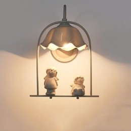 Modern Samtida Målningsfunktion För Ögonskydd Ambient Light Wall Sconces Wall Light
