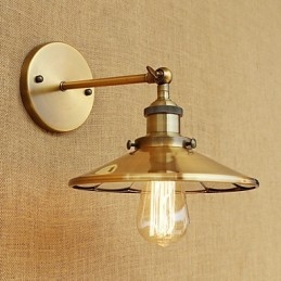 Rustik Lodge Country Retro Elektropläterad Funktion För Mini Style Ambient Light Wall Sconces
