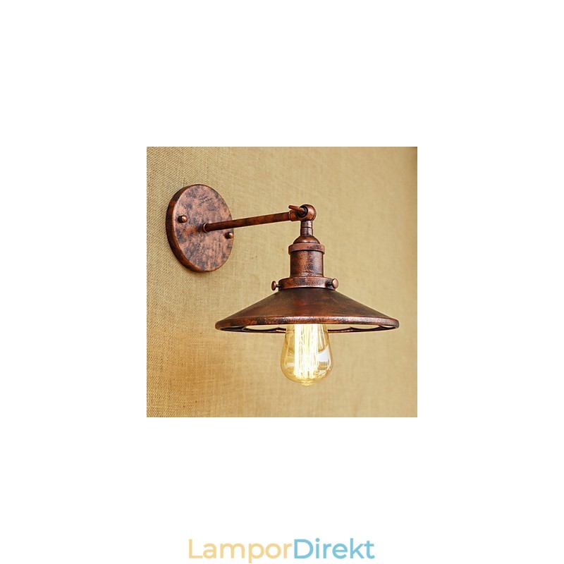 Rustik Lodge Country Retro Elektropläterad Funktion För Mini Style Ambient Light Wall Sconces