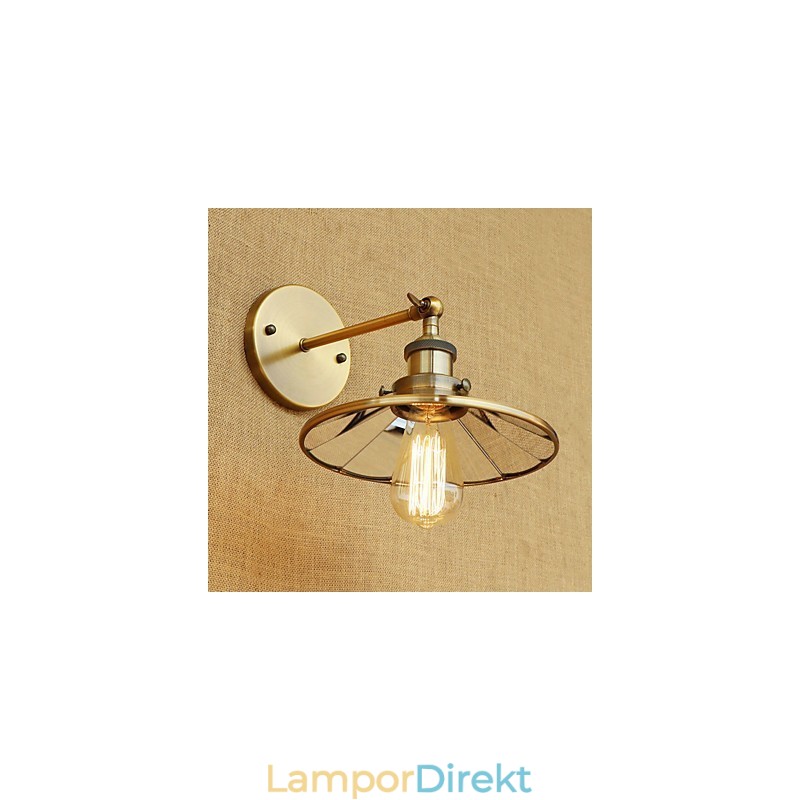 Rustik Lodge Country Retro Elektropläterad Funktion För Mini Style Ambient Light Wall Sconces