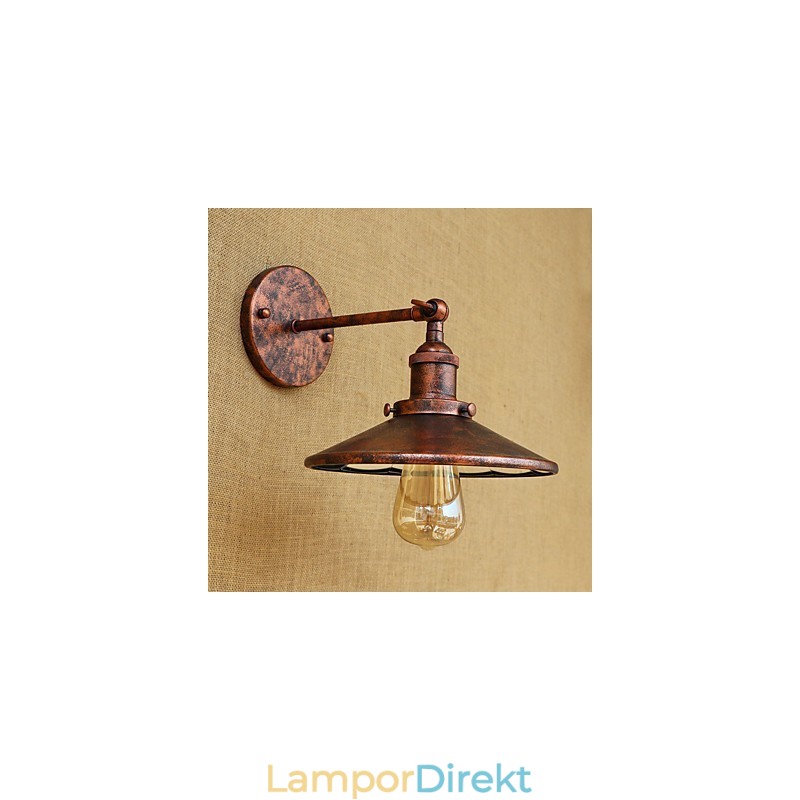 Rustik Lodge Country Retro Elektropläterad Funktion För Mini Style Ambient Light Wall Sconces