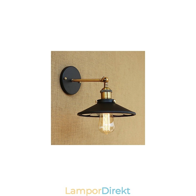 Country Retro Painting Feature För Mini Style Ambient Light Wall Sconces Wall Light