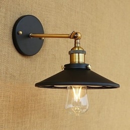 Country Retro Painting Feature För Mini Style Ambient Light Wall Sconces Wall Light