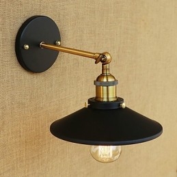 Country Retro Painting Feature För Mini Style Ambient Light Wall Sconces Wall Light