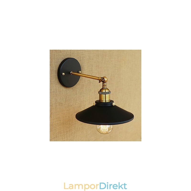 Country Retro Painting Feature För Mini Style Ambient Light Wall Sconces Wall Light