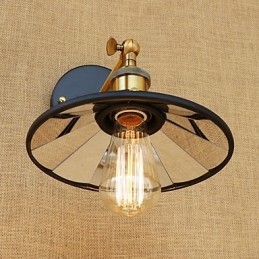 Country Retro Painting Feature För Mini Style Ambient Light Wall Sconces Wall Light