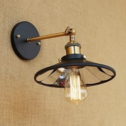 Country Retro Painting Feature För Mini Style Ambient Light Wall Sconces Wall Light