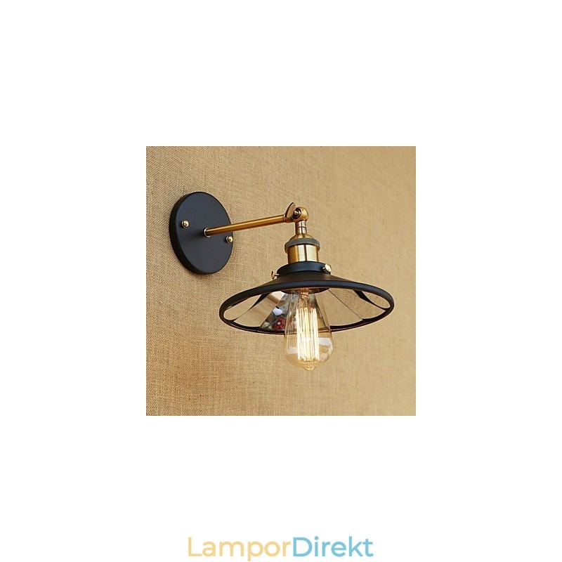 Country Retro Painting Feature För Mini Style Ambient Light Wall Sconces Wall Light