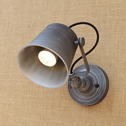 Rustik Lodge Country Retro Målning Funktion För Mini Style Eye Protection Ambient Light Wall