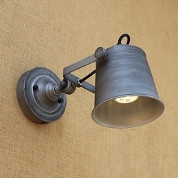Rustik Lodge Country Retro Målning Funktion För Mini Style Eye Protection Ambient Light Wall