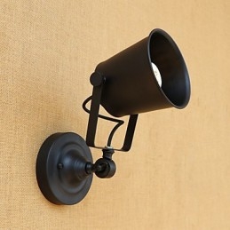 Rustik Lodge Country Retro Målning Funktion För Mini Style Eye Protection Ambient Light Wall