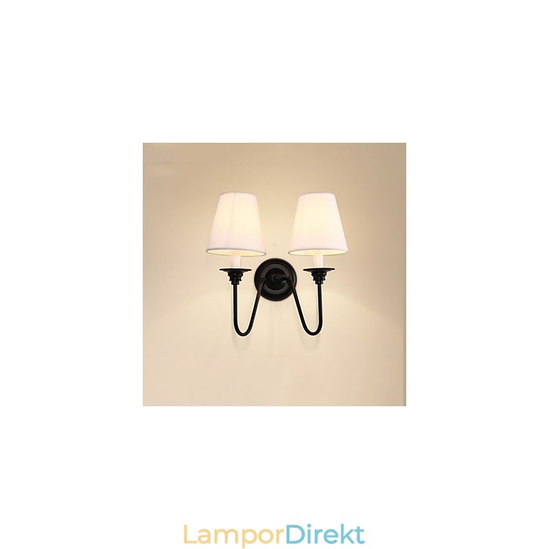 Rustik Lodge Black Oxide Finish Funktion För Ögonskydd Ambient Light Wall Sconces Wall Light