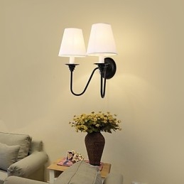 Rustik Lodge Black Oxide Finish Funktion För Ögonskydd Ambient Light Wall Sconces Wall Light