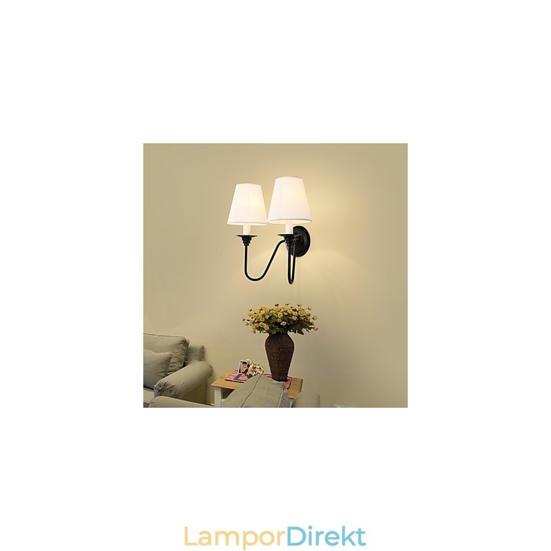 Rustik Lodge Black Oxide Finish Funktion För Ögonskydd Ambient Light Wall Sconces Wall Light