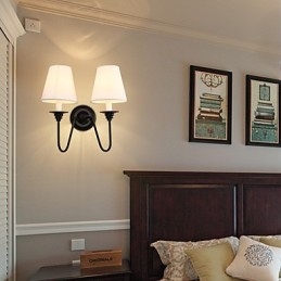 Rustik Lodge Black Oxide Finish Funktion För Ögonskydd Ambient Light Wall Sconces Wall Light