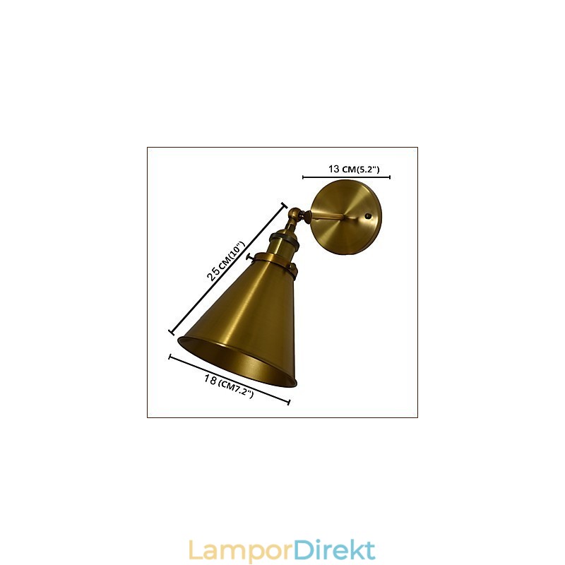 Vägglampa Vägglampor Väggjärn Vägglampa Stum Svart Ljussabel Lampa På Vägg