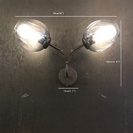 Rustik Lodge Vintage Country Retro Målning Funktion För Mini Style Ambient Light Wall Sconces Wall Light