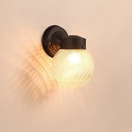 Modern Och Modern Svartoxidfinishfunktion För Mini Style Ambient Light Wall Sconces
