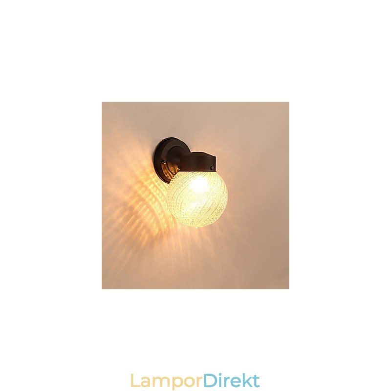 Modern Och Modern Svartoxidfinishfunktion För Mini Style Ambient Light Wall Sconces