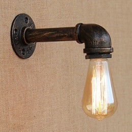 Country Retro Painting Feature För Mini Style Swing Arm Ambient Light Wall Sconces