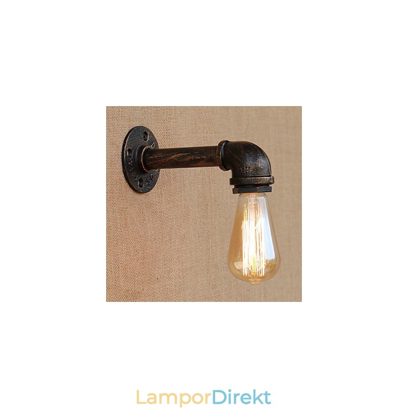 Country Retro Painting Feature För Mini Style Swing Arm Ambient Light Wall Sconces