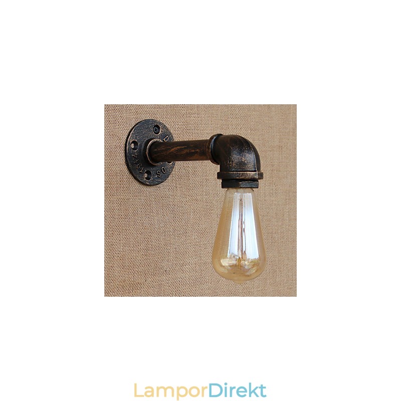 Country Retro Painting Feature För Mini Style Swing Arm Ambient Light Wall Sconces