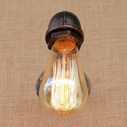Country Retro Painting Feature För Mini Style Swing Arm Ambient Light Wall Sconces