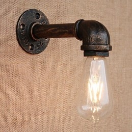 Country Retro Painting Feature För Mini Style Swing Arm Ambient Light Wall Sconces