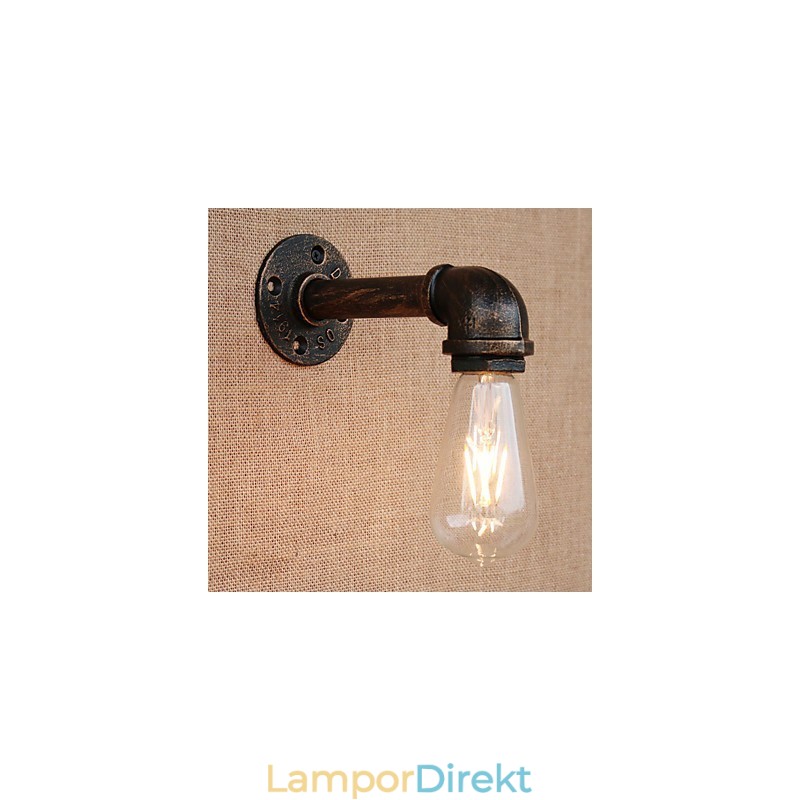 Country Retro Painting Feature För Mini Style Swing Arm Ambient Light Wall Sconces