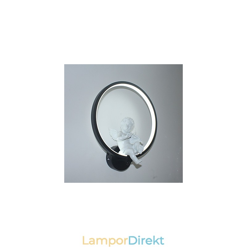 Vägglampa Modern Creative Personality Lampa Designer Ängel Dekorationslampa Aluminium Integrerad Korridor Vägglampa