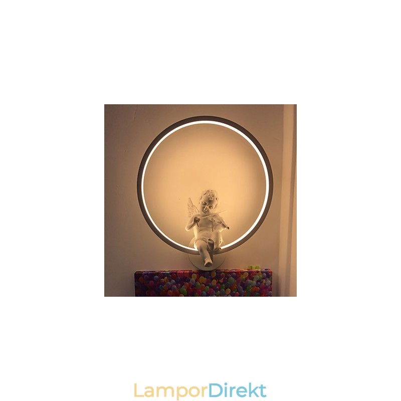 Vägglampa Modern Creative Personality Lampa Designer Ängel Dekorationslampa Aluminium Integrerad Korridor Vägglampa