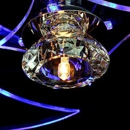 Ljuskrona Modern Crystal Living 3 Lights