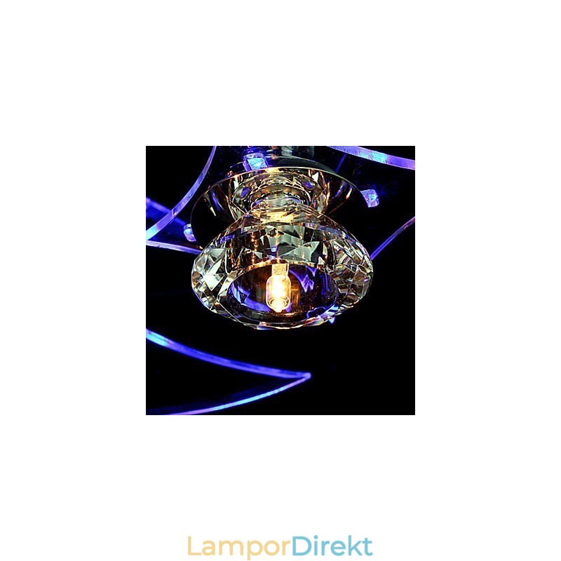 Ljuskrona Modern Crystal Living 3 Lights