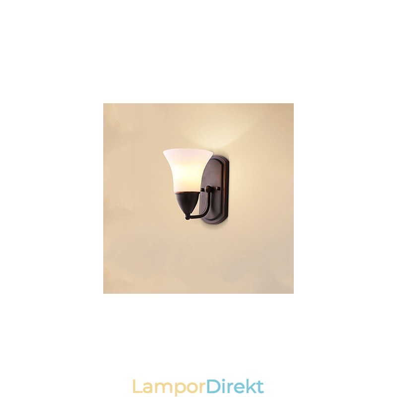 Rustik Lodge Black Oxide Finish Funktion För Ögonskydd Ambient Light Wall Sconces Wall Light