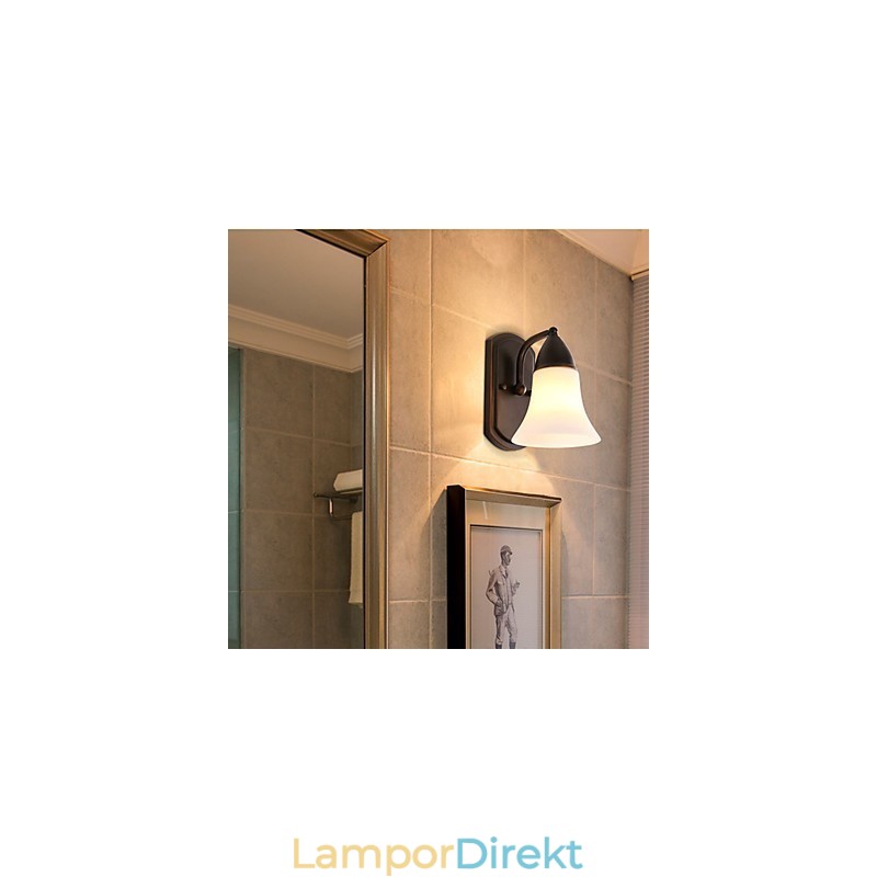 Rustik Lodge Black Oxide Finish Funktion För Ögonskydd Ambient Light Wall Sconces Wall Light