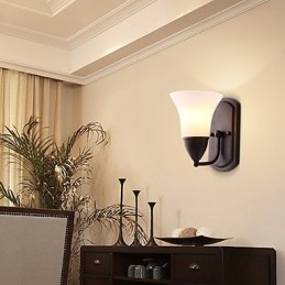 Rustik Lodge Black Oxide Finish Funktion För Ögonskydd Ambient Light Wall Sconces Wall Light