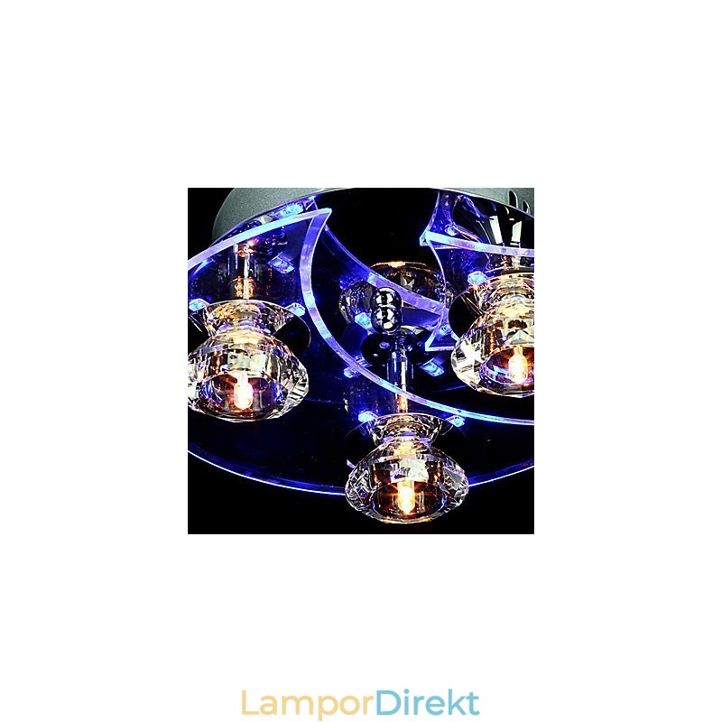Ljuskrona Modern Crystal Living 3 Lights