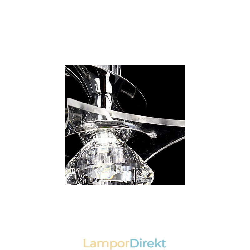 Ljuskrona Modern Crystal Living 3 Lights