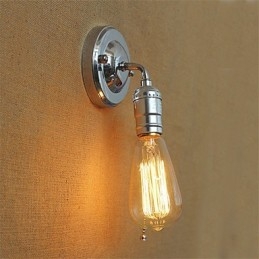 Retro Loft Edison Vägglampa Sovrum Vägglampor För Hem Upp Ned Rustik Industriell Enkelhuvud Korridor Vardagsrum Mini Dekor Vägg