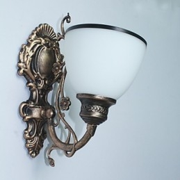 Enkel Amerikansk Vägglampa Sänglampa Vardagsrum Dekorativ Lampa Smidesjärn Europeisk Stil Kreativ Vägglampa