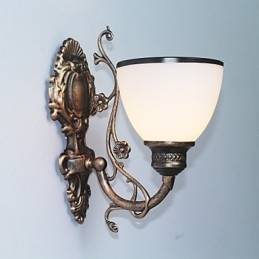 Enkel Amerikansk Vägglampa Sänglampa Vardagsrum Dekorativ Lampa Smidesjärn Europeisk Stil Kreativ Vägglampa