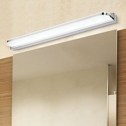 Integrerad Modern Och Modern Elektropläterad Funktion För Omgivande Ljus Badrumsbelysning Vägglampa